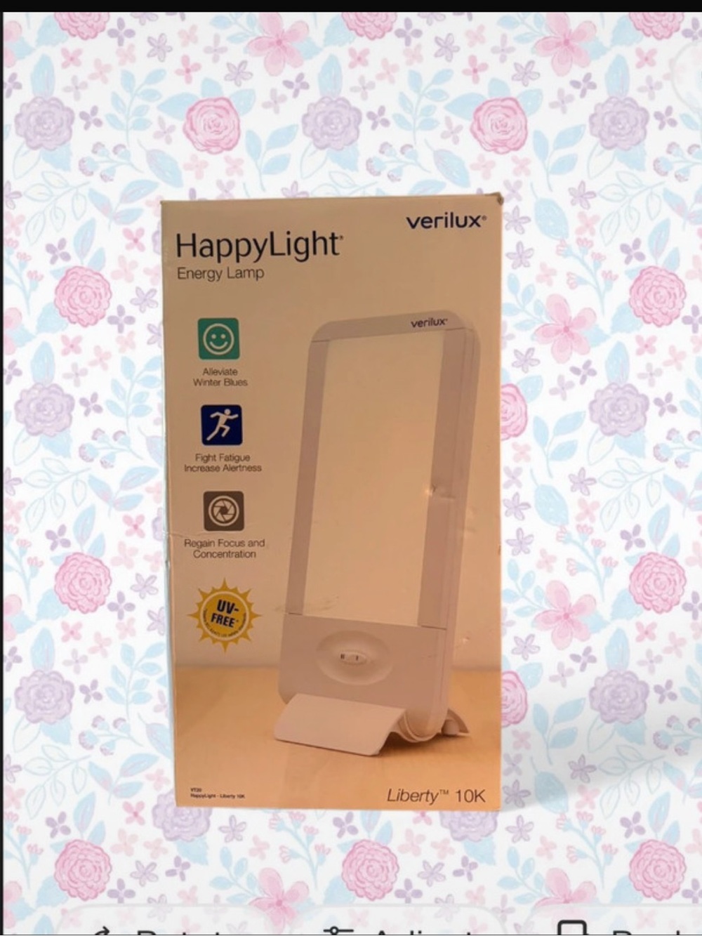 Verilux happy light energy lamp